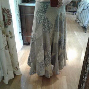 SUNDANCE Boho Fall Flowing Swing Skirt.